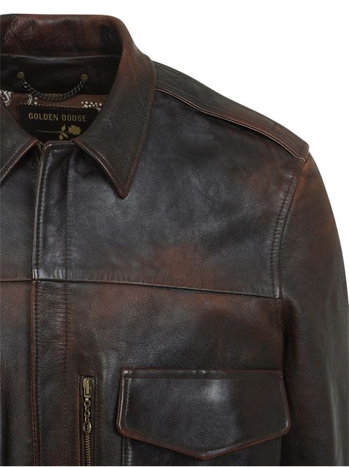 Bomber in pelle GOLDEN GOOSE | GMP02502P00228855381